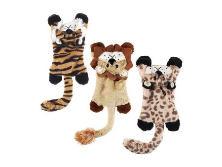 Ethical Pet Skinneeez Flat Cats Jungle Cat 14  Assorted Sale