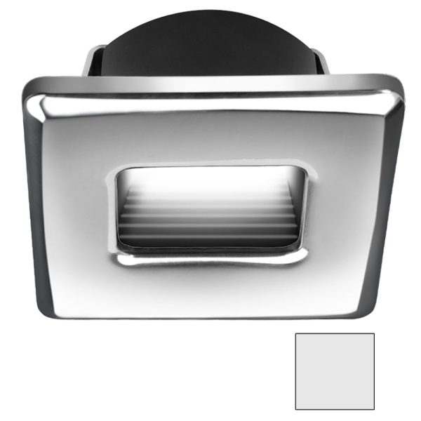 i2Systems Ember E1150Z Snap-In - Polished Chrome - Square - Cool White Light [E1150Z-12AAH] For Sale