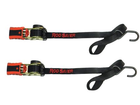 Rod Saver Mini Retractable Tie Down w Soft Hook - 50  - Pair [RT50SH] Online now