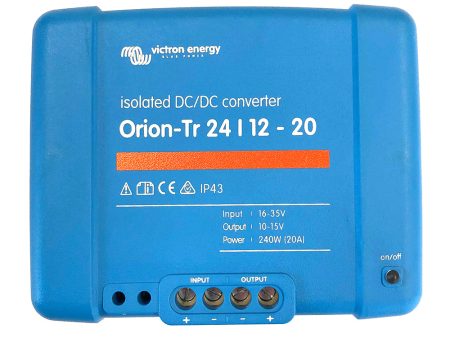 Victron Orion-TR DC-DC Converter - 24 VDC to 12 VDC - 20AMP Isolated [ORI241224110] Sale