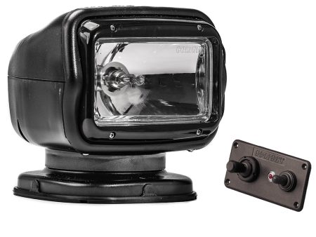 Golight Radioray GT Series Permanent Mount - Black Halogen - Hard Wired Dash Mount Remote [2021GT] on Sale