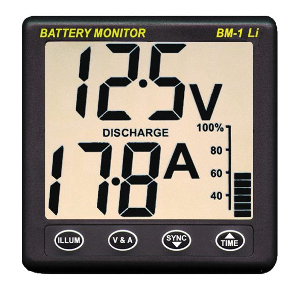 Clipper BM-1 LI Battery Monitor f 12V Lithium [BM-1 LI] on Sale