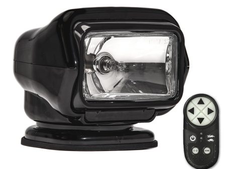 Golight Stryker ST Series Permanent Mount Black Halogen w Wireless Handheld Remote [3051ST] Online Sale