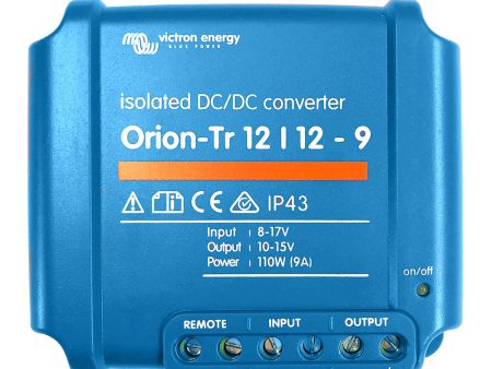 Victron Orion-TR DC-DC Converter - 12 VDC to 12 VDC - 9AMP Isolated [ORI121210110R] For Cheap