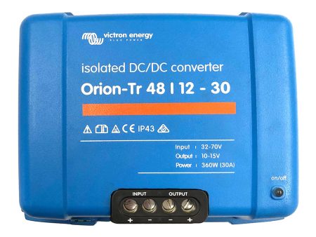 Victron Orion-TR DC-DC Converter - 48 VDC to 12 VDC - 30AMP Isolated [ORI481240110] Online Sale