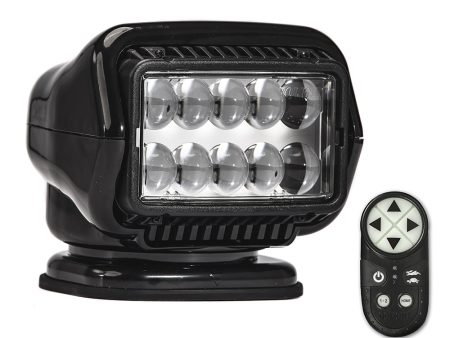 Golight Stryker ST Series Permanent Mount Black LED w Wireless Handheld Remote [30514ST] on Sale