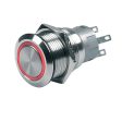 BEP Push-Button Switch 12V Latching On Off - Red LED [80-511-0001-00] Hot on Sale