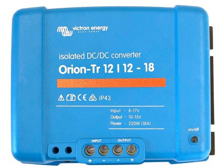 Victron Orion-TR DC-DC Converter - 12 VDC to 12 VDC - 18AMP Isolated [ORI121222110] Hot on Sale