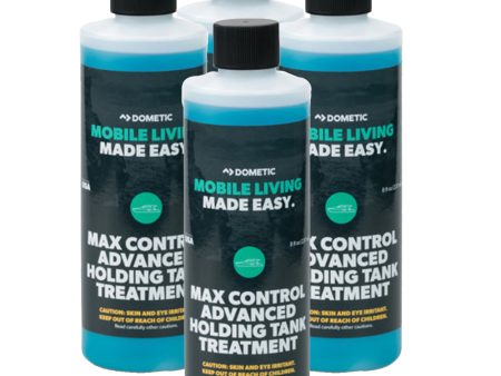 Dometic Max Control Holding Tank Deodorant - Four (4) Pack of 8oz Bottles [379700029] For Sale