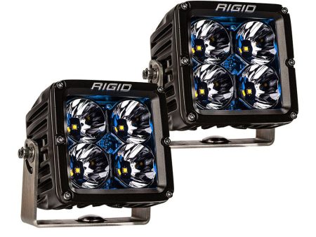 RIGID Industries Radiance Pod XL - Black Case w Blue Backlight - Pair [32202] Supply