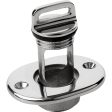 Sea-Dog Oblong Captive Garboard Drain  Plug - 316 Stainless Steel [520065-1] Online now