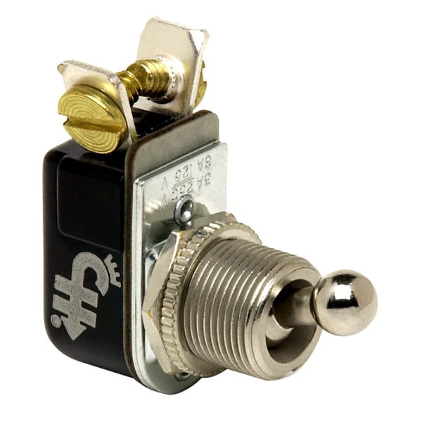 Cole Hersee Light Duty Toggle Switch SPST Off-On 2 Screw - Ball Type Actuator [M-493-BP] Online now