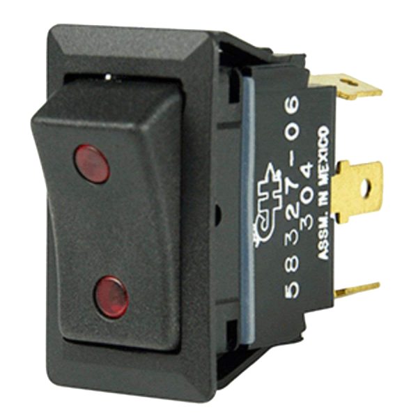 Cole Hersee Sealed Rocker Switch w Small Round Pilot Lights SPDT On-Off-On 4 Blade [58327-06-BP] Online Hot Sale