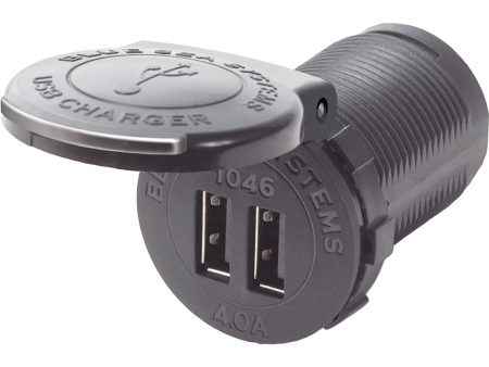 Blue Sea 1046 48V Dual USB Charger Socket Mount [1046] Discount