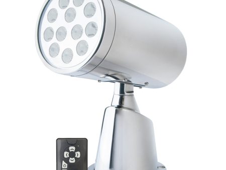 Marinco Wireless LED Stainless Steel Spotlight w Remote [23050A] on Sale