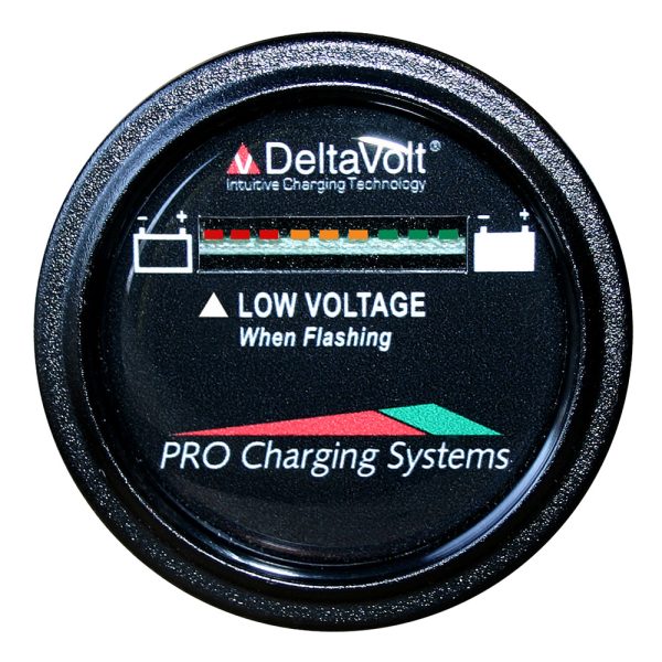 Dual Pro Battery Fuel Gauge - DeltaView Link Compatible - 36V System (3-12V Batteries, 6-6V Batteries) [BFGWOV36V] For Cheap