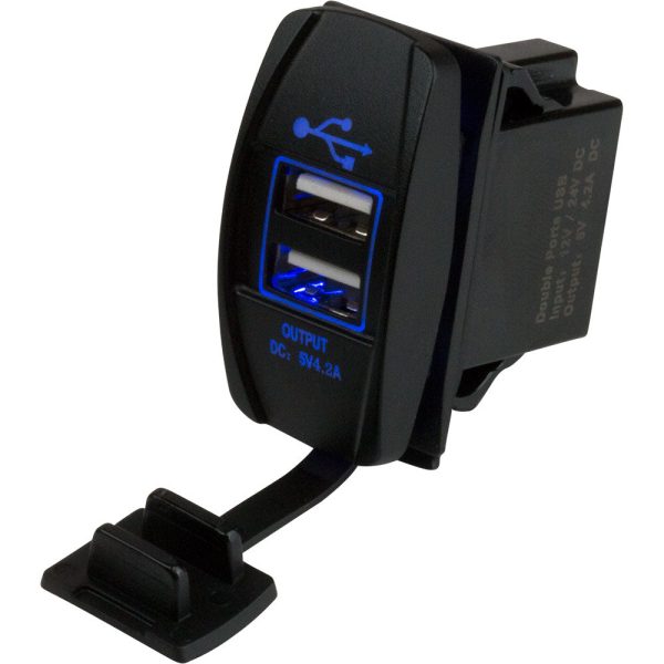 Sea-Dog Dual USB Rocker Switch Style Power Socket [426520-1] Online Sale