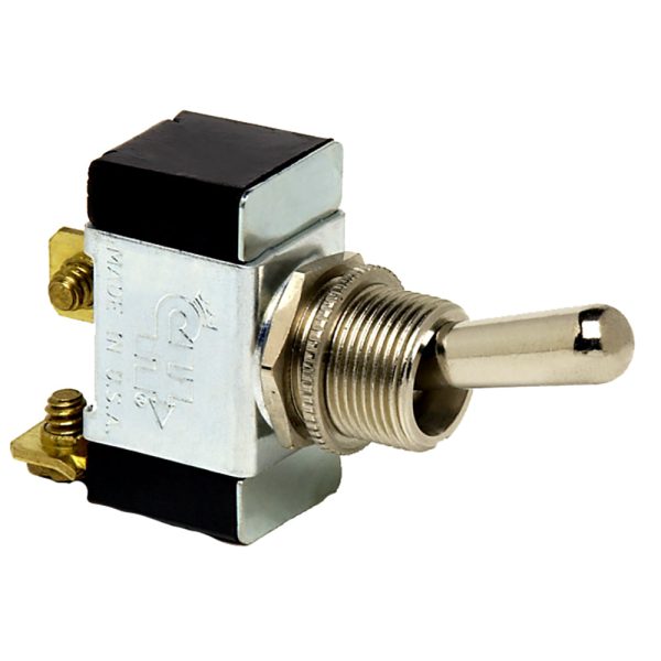 Cole Hersee Heavy-Duty Toggle Switch SPST Off-(On) 2 Screw [55020-BP] Online Hot Sale