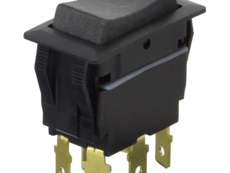 Cole Hersee Sealed Rocker Switch Non-Illuminated DPDT On-Off-On 6 Blade [58027-07-BP] Online