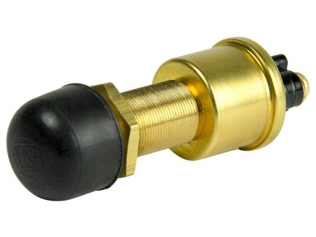 Cole Hersee Heavy Duty Push Button Switch w Rubber Cap SPST Off-On 2 Screw - 35A [M-626-BP] Cheap