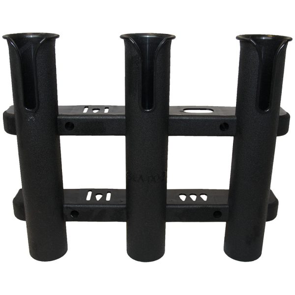 Sea-Dog Three Pole Rod Storage Rack - Black [325039-1] Discount