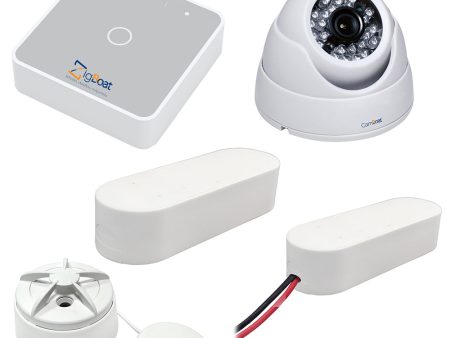 Glomex ZigBoat Starter Kit System w Camera - Includes Gateway, Battery, Flood, Door Porthole Sensor  IP Camera [ZB102] Online Sale