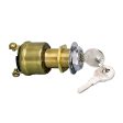 Cole Hersee 3 Position Brass Ignition Switch [M-550-BP] Online Sale