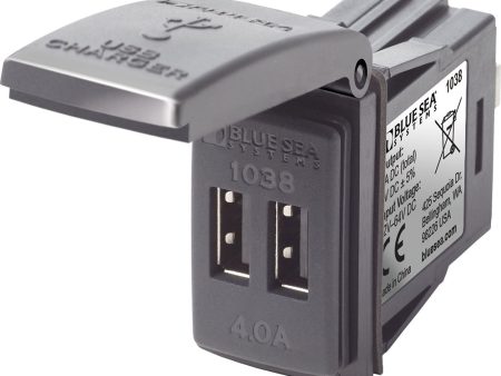 Blue Sea 1038 48V Dual USB Charger Contura Switch Mount [1038] Sale