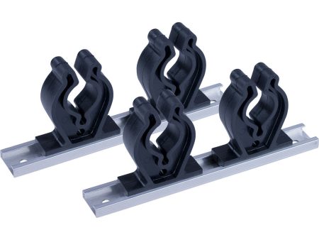 Sea-Dog Track Rod Holder - 7  Tracks - 4 Rod Clips [325044-1] Hot on Sale