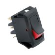 Cole Hersee Narrow Body Curved Rocker Switch SPST On-Off 3 Blade [54007-BP] Cheap